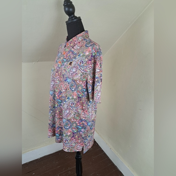 Robert Graham Men's Goldberg Short-Sleeve Knit Polo Paisley Size M - Picture 7 of 16